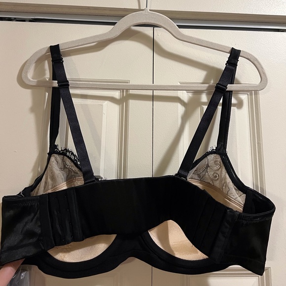 Black Cacique Balconette Bra 40D NWT - Picture 2 of 6